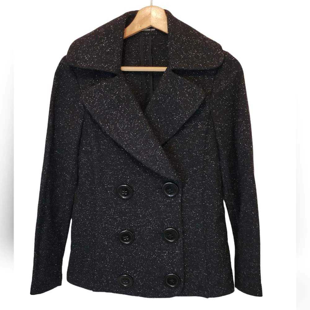 Charles Chang-Lima Women's Wool and Silk Blend Blazer Jacket Size 2 - Picture 1 of 6